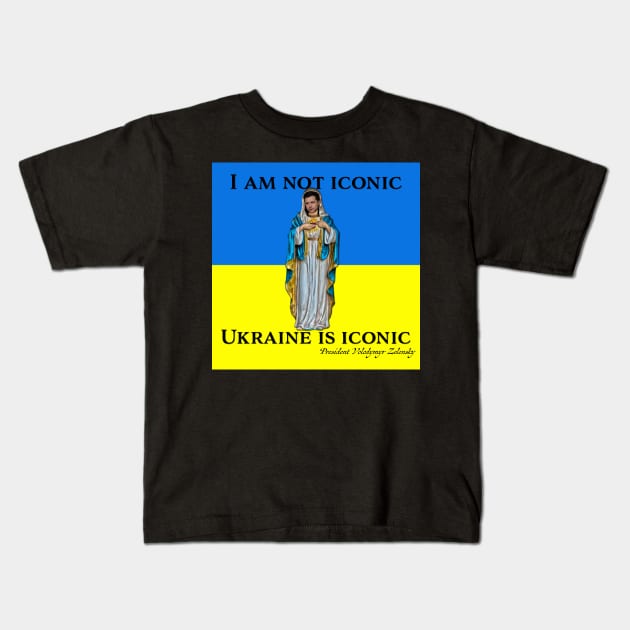 Ukraine is Iconic Kids T-Shirt by pompeiigod